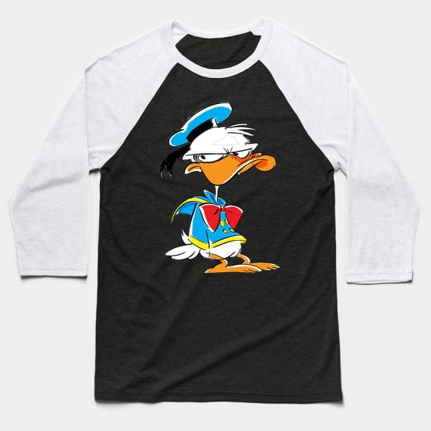 vintage donald animal duck Baseball T-Shirt by hstewartcrook